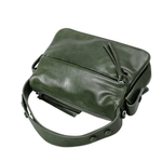 Elara | Luxe Deep Green Leather Shoulder Bag – Stylish & Functional - in Black | Arvea Bags