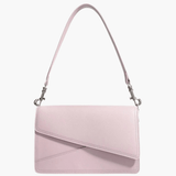 Elara | Olive & Beige Asymmetrical Shoulder Bag – Contemporary Chic - in Beige Pink | Arvea Bags