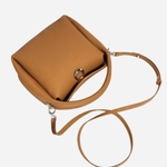 Elara | Soft Tan Leather Handbag – Elegant & Versatile - in Brown | Arvea Bags
