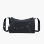 Elarielle | Contemporary Taupe Leather Shoulder Bag – Sleek & Versatile - in Black | Arvea Bags