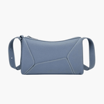 Elarielle | Contemporary Taupe Leather Shoulder Bag – Sleek & Versatile - in Blue | Arvea Bags