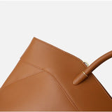 Eleanor | Ivory Leather Tote Bag – Elegant & Timeless - in Green | Arvea Bags