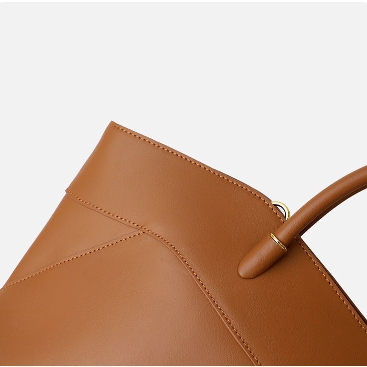 Eleanor | Ivory Leather Tote Bag – Elegant & Timeless - in Green | Arvea Bags