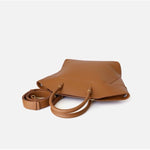Eleanor | Ivory Leather Tote Bag – Elegant & Timeless - in Green | Arvea Bags