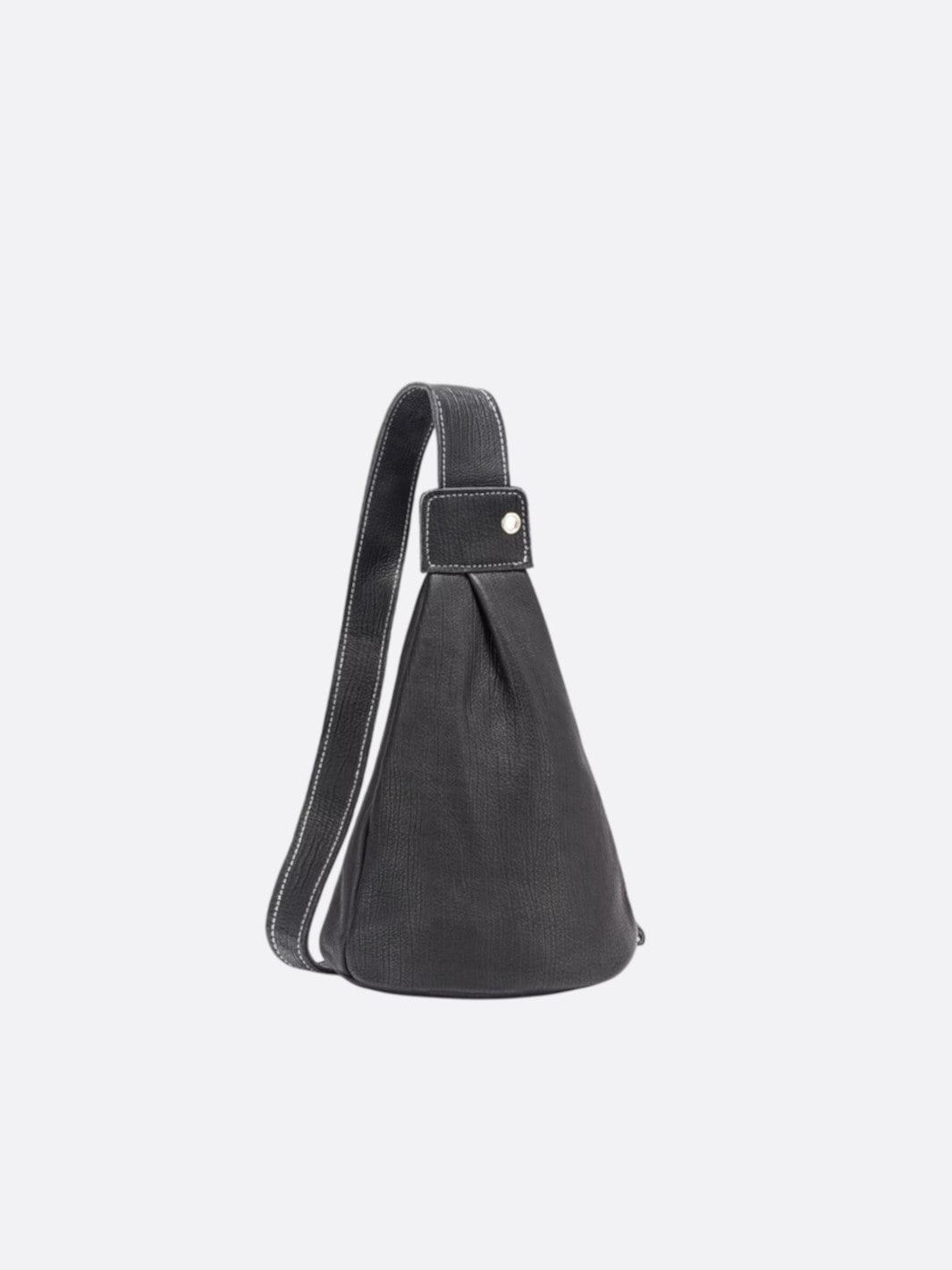 Elegant Crossbody Shoulder Bag with Drop Shape Design - in Black | Arvea Bags