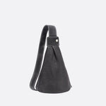 Elegant Crossbody Shoulder Bag with Drop Shape Design - in Black | Arvea Bags