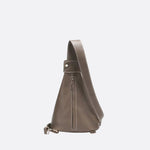 Elegant Crossbody Shoulder Bag with Drop Shape Design - in Khaki | Arvea Bags