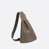 Elegant Crossbody Shoulder Bag with Drop Shape Design - in Khaki | Arvea Bags
