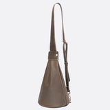 Elegant Crossbody Shoulder Bag with Drop Shape Design - in Khaki | Arvea Bags