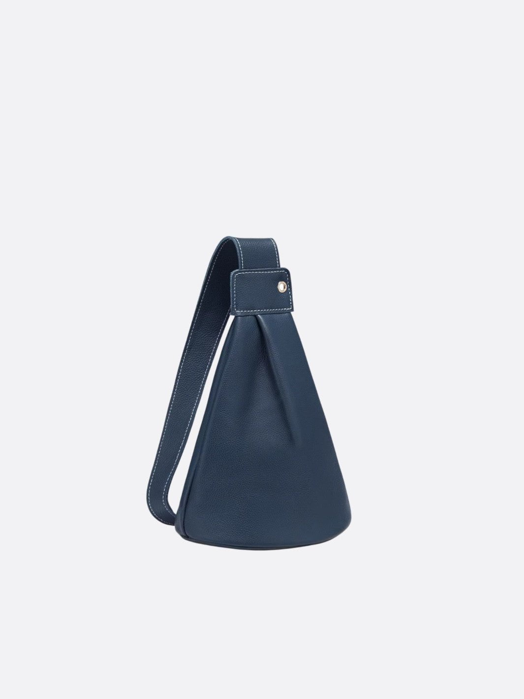 Elegant Crossbody Shoulder Bag with Drop Shape Design - in Navy Blue | Arvea Bags