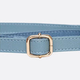 Elegant Leather Satchel Bag – Versatile Handbag with Detachable Strap - in Light Blue | Arvea Bags