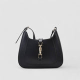 Elena | Luxe Black Leather Shoulder Bag – Classic & Chic - in Black | Arvea Bags