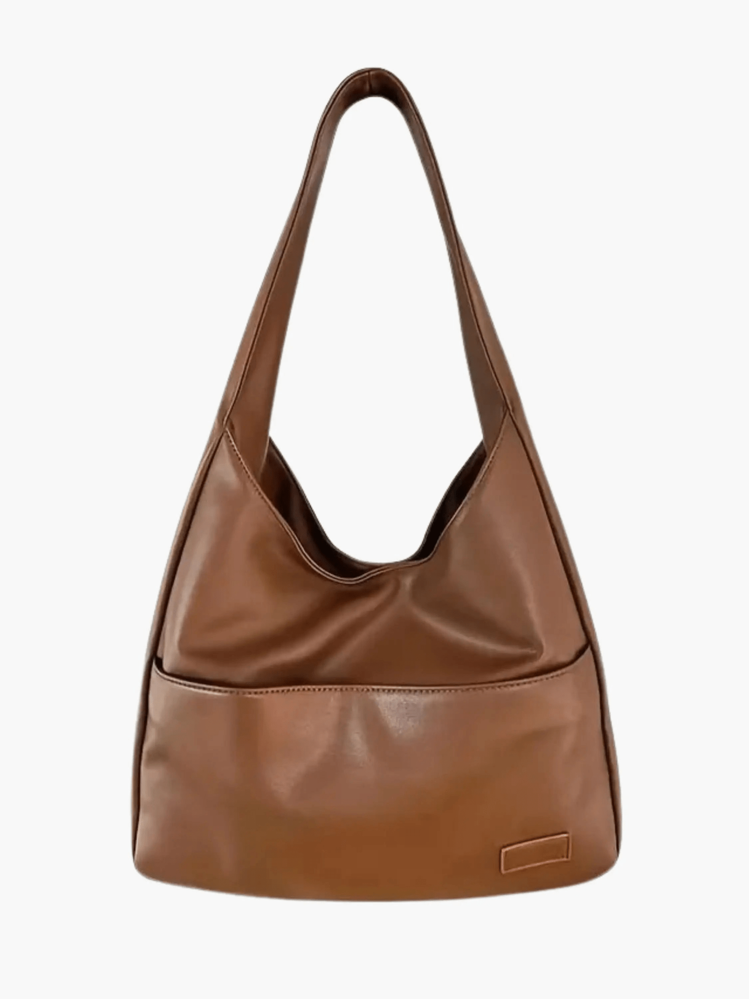 Elise | Minimalist Black Tote – Effortless Chic & Everyday Functionality - in Brown | Arvea Bags