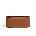 Elise | Tan Leather Saddle Bag – Classic & Sophisticatedred Leather Satchel - in Dark Brown | Arvea Bags