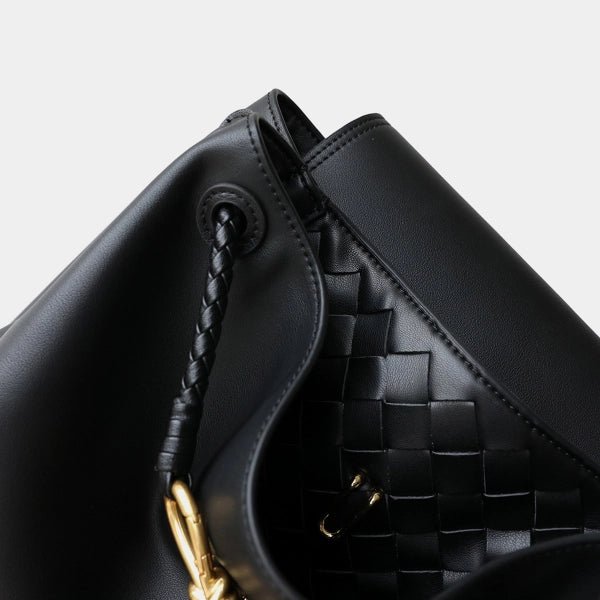 Ella Structured Flap Handbag - Elegant Top Handle with Knot Detail - in Racing Green | Arvea Bags