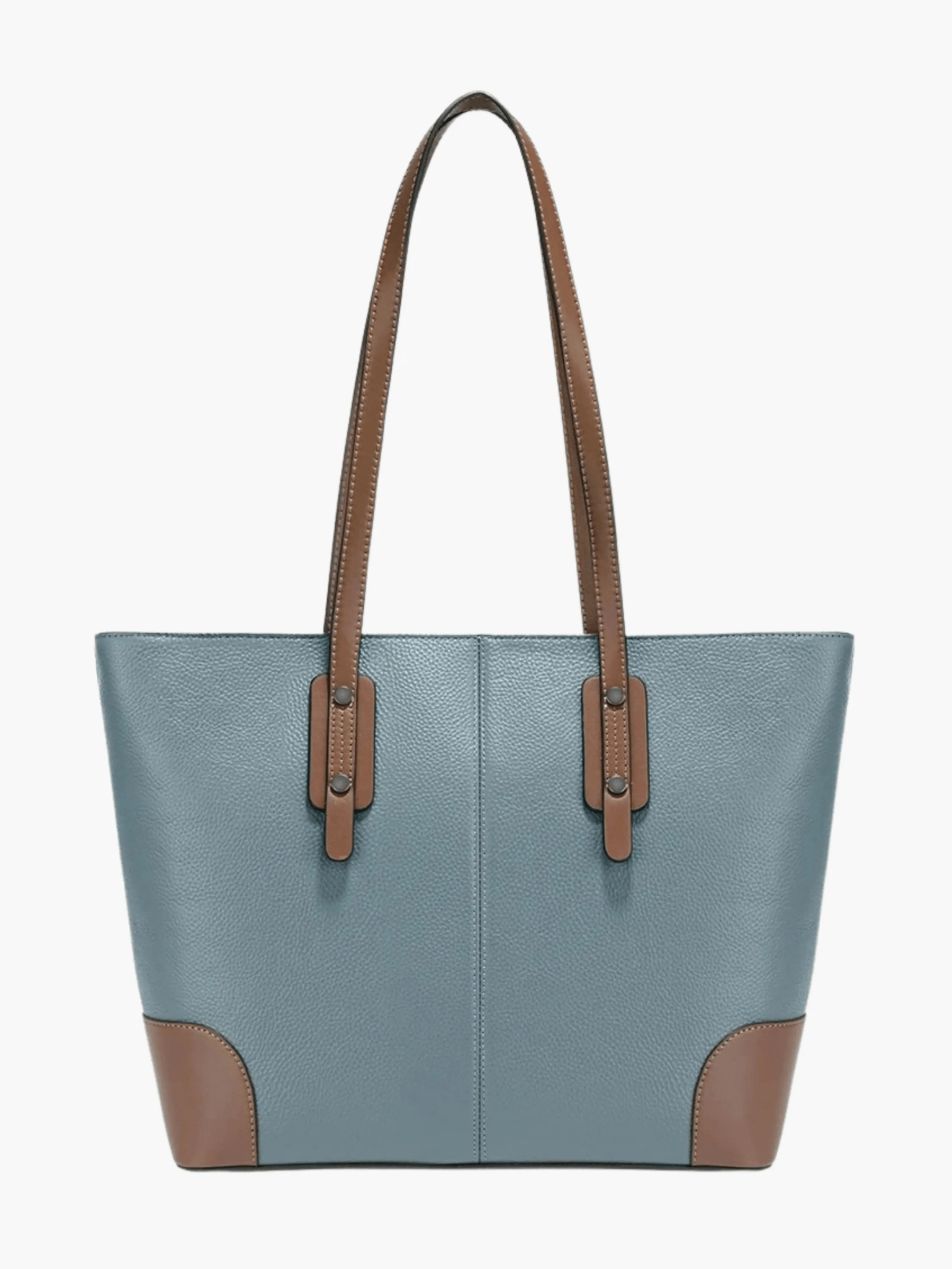 Elma | Classic Two - Tone Tote Bag – Everyday Elegance - in Grey | Arvea Bags
