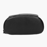 Elthia | Classic Black Convertible Leather Backpack – Timeless & Versatile - in Black | Arvea Bags