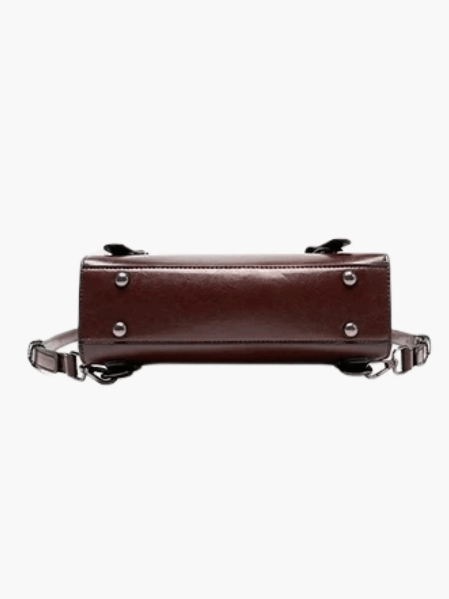 Estelle | Vintage Brown Leather Backpack – Classic Sophistication - in Black | Arvea Bags