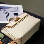 Eulalia | Classic Black Leather Handbag – Timeless Luxury & Modern Charm - in Black | Arvea Bags