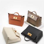 Eulalia | Classic Black Leather Handbag – Timeless Luxury & Modern Charm - in Black | Arvea Bags