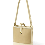 Evelyn | Beige Leather Bucket Bag – Minimalist & Chic - in Black | Arvea Bags