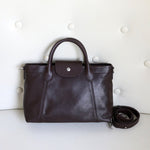Evelyn | Brown Leather Tote Bag – Classic & Versatile - in Brown | Arvea Bags