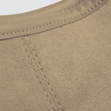 Evie | Minimal Vegan Suede Hobo Bag – Timeless & Chic - in Black | Arvea Bags