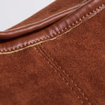 Evie | Minimal Vegan Suede Hobo Bag – Timeless & Chic - in Coffee | Arvea Bags