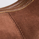 Evie | Minimal Vegan Suede Hobo Bag – Timeless & Chic - in Coffee | Arvea Bags