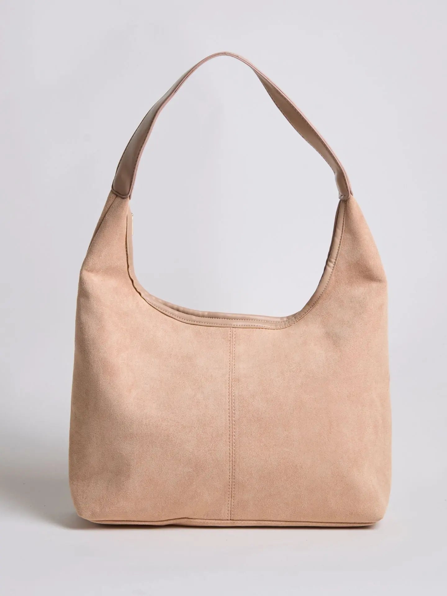 Evie | Minimal Vegan Suede Hobo Bag – Timeless & Chic - in Olive | Arvea Bags