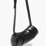 Evie | Pleated Leather Shoulder Bag – Chic & Timeless - in Black | Arvea Bags