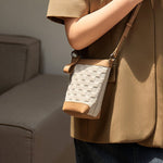 Evienne | Beige Woven Crossbody Bag – Casual Elegance & Everyday Versatility - in Beige | Arvea Bags