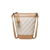 Evienne | Beige Woven Crossbody Bag – Casual Elegance & Everyday Versatility - in Beige | Arvea Bags