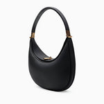 Fay Leather Shoulder Bag Designer Hobo Bag for Women - in Black | Arvea Bags