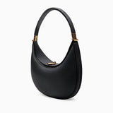 Fay Leather Shoulder Bag Designer Hobo Bag for Women - in Black | Arvea Bags