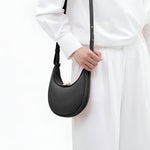 Fay Leather Shoulder Bag Designer Hobo Bag for Women - in Black | Arvea Bags