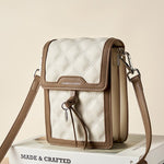 Galadriel | Beige Quilted Leather Crossbody Bag – Classic Elegance & Everyday Charm - in Beige | Arvea Bags