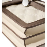 Galadriel | Beige Quilted Leather Crossbody Bag – Classic Elegance & Everyday Charm - in Beige | Arvea Bags