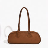 Gracy | Slim Suede Shoulder Bag – Effortless Chic & Elegance - in Brown | Arvea Bags
