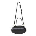 Guinevere | Sculpted Brown Leather Shoulder Bag – Modern Elegance & Artistic Sophistication - in Brown | Arvea Bags