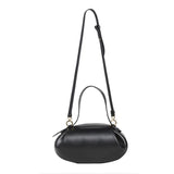Guinevere | Sculpted Brown Leather Shoulder Bag – Modern Elegance & Artistic Sophistication - in Brown | Arvea Bags