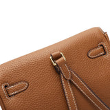 Halia | Elegant Black Leather Backpack – Stylish, Chic & Functional - in Black | Arvea Bags