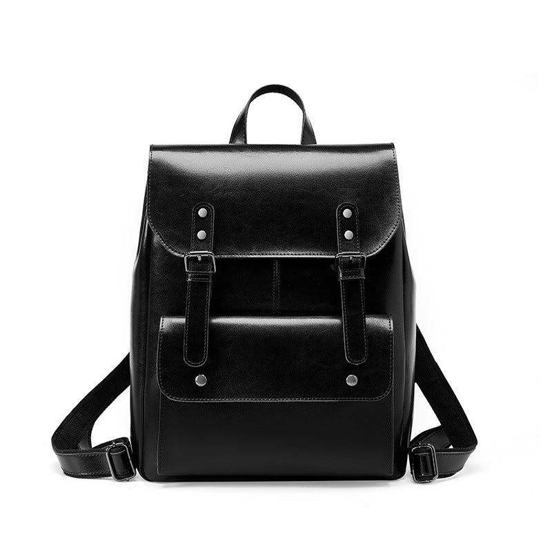 Handcrafted Leather Backpack – Durable Everyday Rucksack for Office & Commuting - in Black | Arvea Bags