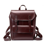 Handcrafted Leather Backpack – Durable Everyday Rucksack for Office & Commuting - in Deep Brown | Arvea Bags