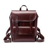 Handcrafted Leather Backpack – Durable Everyday Rucksack for Office & Commuting - in Deep Brown | Arvea Bags