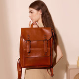 Handcrafted Leather Backpack – Durable Everyday Rucksack for Office & Commuting - in Light Brown | Arvea Bags