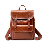 Handcrafted Leather Backpack – Durable Everyday Rucksack for Office & Commuting - in Light Brown | Arvea Bags