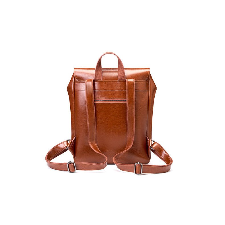 Handcrafted Leather Backpack – Durable Everyday Rucksack for Office & Commuting - in Light Brown | Arvea Bags