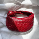 Handcrafted Mini Leather Woven Bag – Chic Everyday Essential - in Black | Arvea Bags