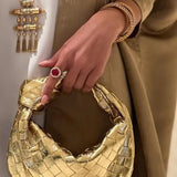 Handcrafted Mini Leather Woven Bag – Chic Everyday Essential - in Black | Arvea Bags